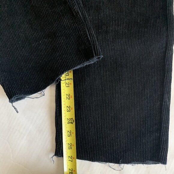 Empyre Tori 90s‎ Black Corduroy Skate Pants Y2K Women’s Size 3 - Picture 7 of 8